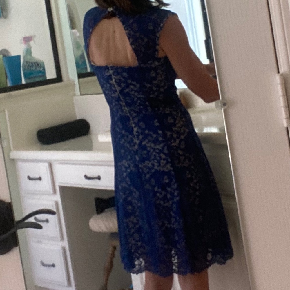 Filly Flair Lacey royal blue dress - Picture 3 of 6